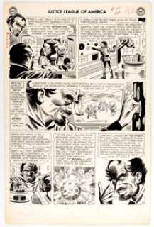 Mike Sekowsky And Bernard Sachs | Justice League of America #25 Story Page 18 Original Art (DC, 1964). | Heritage