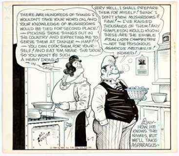 Bill Freyse - Our Boarding House with Major Hoople Daily Comic Strip Original Art Group of 3 including Christmas Gag... (Total: 3 Original Art)