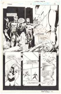 Bill Marimon, Don Hillsman, and Dave Bednar - Damage #10 Story Page 1 Original Art (DC, 1995).
