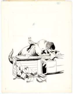 Louis Darling | The Enormous Egg Illustration Original Art (Little Brown, 1956). | Heritage