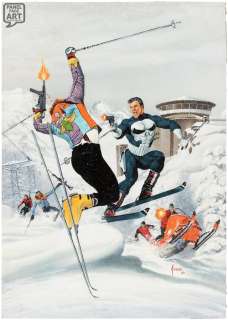 Joe Jusko - Punisher War Journal 31 Cover - Painting