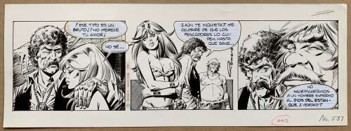 AXA (1981) - ORIGINAL ARTWORK by ROMERO, Enrique Badia - AXA is the long running syndicated strip | Excalibur Auctions