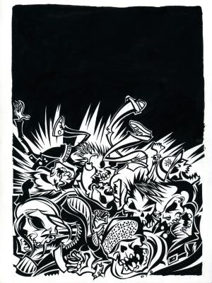 Michał Arkusiński | Koncert, projekt plakatu | Galeria Komiksu