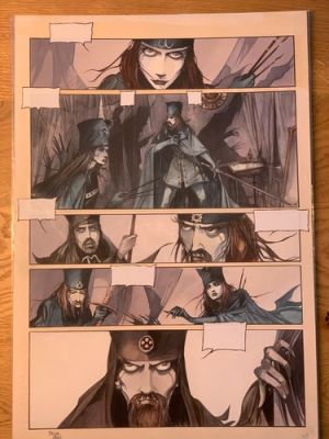 Planche originale BD Croci Dracula T2 couleur directe | eBay Europe