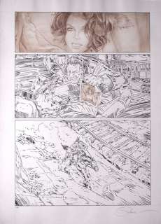 SALOMONE PAUL Français 1981 - Lot 213 - La Loi du plus fort - Série : L‘HOMME QUI N‘AIMAIT PAS LES ARMES A FEU Planche…