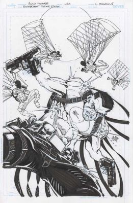 Cully Hamner | Bloodshot: Rising Spirit #5 Cover | Essential Sequential