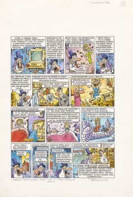 Tadeusz Baranowski | Porady Praktycznego Pana, strona 1 | Galeria Komiksu