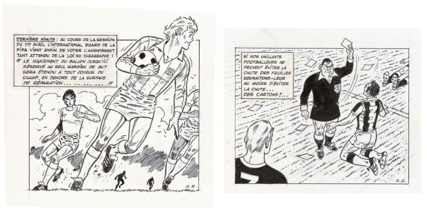 Reding | Lot 120 - Eric Castel, ensemble de 2 illustrations au… | AZ auction