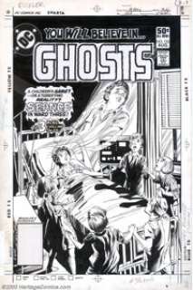 Rich Buckler and Dick Giordano - Original Cover Art for Ghosts #103 (DC, 1981). The little tykes in Ward 3 are - | Heritage