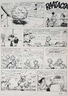 BROCA Nicolas  - Spirou et Fantasio  - Planche 1 de l’album Les faiseurs de silence [...] | Vermot et Associés