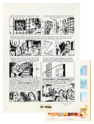 Craenhals | Chevalier Ardent, planche n°6 (de fin) à… | AZ auction