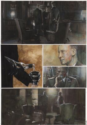 Le Hénanff | Lot 146 - Wannsee, planche n°66 à l’aquarelle, à la mine… | AZ auction