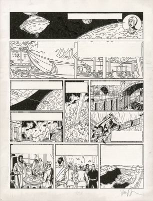 Van Dongen | Blake et Mortimer T. 31 La menace Atlante | Galerie Champaka