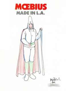 Moebius. Dessin original dédicacé Made in L.A. | BDEnchères