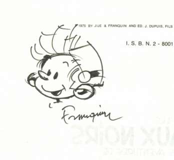 Franquin. Dessin original non nominatif | BDEnchères