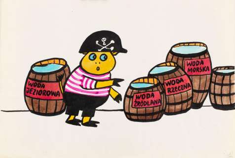 Bohdan Butenko (1931 - 2019) | Bohdan Butenko | "Krowa Matylda" - ilustracja | Desa Unicum