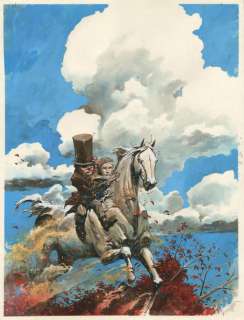 Algernon Woodcock - Le dernier Matagot Encres de couleur sur papier pour la couverture... | Tessier Sarrou