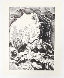 Lot 369 - Steve Purcell Call of Cthulhu RPG Original Art