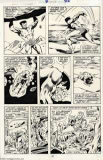 Rich Buckler and Mike Gustovich - Original Art for Saga of the Sub-Mariner #8, page 22 (Marvel, 1989). The - | Heritage