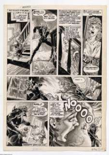 Sonny Trinidad - Vampire Tales #10, page 15 Original Art (Marvel, 1975). Morbius snacks on a bit of rat blood as - | Heritage