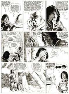 Rosinski | Thorgal, Le Maître des montagnes, planche originale Ã  l’encre de chine réalisée pour cet album paru … | Septimus