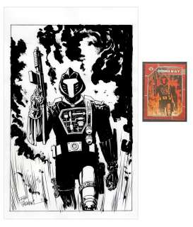 Ron Wagner | Gi Joe - Card Art - Cobra B.a.T. | Catskill Comics