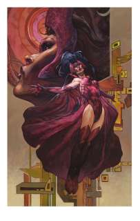 Upper Deck Gallery Scarlet Witch SDCC Exclusive by Simone Bianchi
