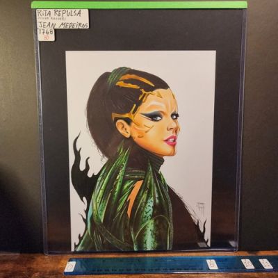 3-11-11 .1768. original 8x12 drawn 1/1 art sketch by j. medeiros of rita repulsa | eBay US (Buy It Now)