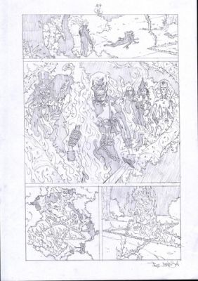 Ghost Rider Spirits of Violence 4p16 Original comic art Paul Davidson | eBay US (Buy It Now)