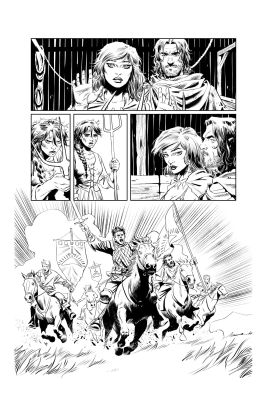 Pablo de Bonis | Red Sonja issue 1, page 10 – ARTIST PROOF | NRisso Art