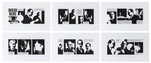 SENIOR, Chris. A group of 6 original pen-and-ink drawings f... | Potter & Potter