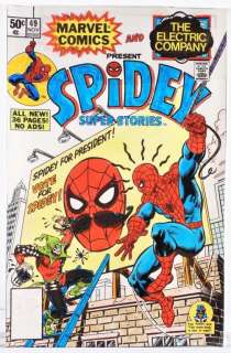 Marvel Comics Spidey Super Stories #49 Cover Guide | Bruneau & Co. Auctioneers