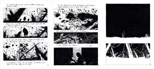 Chabouté, Christophe - 3x Planche originale (p.23 Ã  p.25) - Paroles de Verdun - (2007) | Catawiki