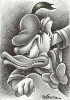 Vizcarra, Joan - Original Drawing - Angry Donald | Catawiki