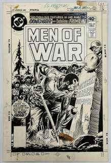 1979 Men of War #23 Cover Art, Joe Kubert | Weiss Auctions