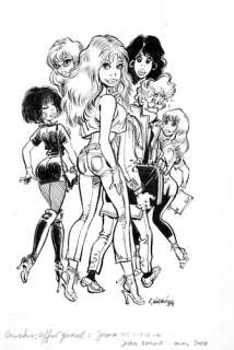 Walthéry | Johanna, une femme dans la peau, illustration Ã  l… | Banque Dessinée