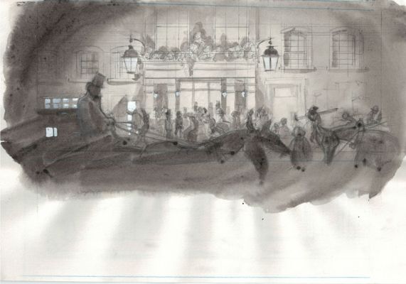 David Belmonte | Dibujo Original de David Belmonte, 1840 La Rosa Secreta. | Yojimbo Cómics