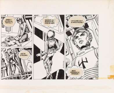 Bogusław Polch (1941 - 2020) | Bogusław Polch | "Bogowie z Kosmosu", plansza nr 33A, 1977 | Desa Unicum
