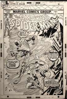 John Romita Sr Gil Kane - Amazing Spider-Man 143 Cover