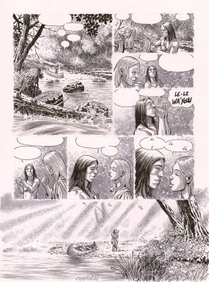 Guérineau | L’ombre des lumières tome 2 Dentelles et wampun | Galerie Champaka