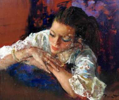 * BRENOT Pierre-Laurent Olivia Huile sur toile signée en bas Ã  droite et contresignée... | Vermot et Associés