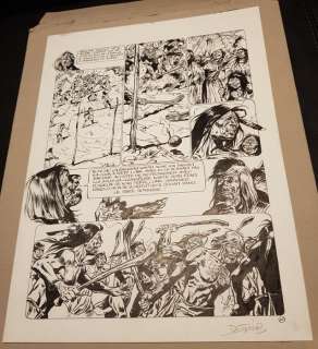 Derib - Planche originale (p.16) - Buddy Longway T16 - Le dernier rendez-vous (1987) | Catawiki