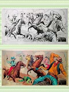 Galep - original cover Kit Carson "Lo squadrone dei Cento" no. 9 (1978) | Catawiki