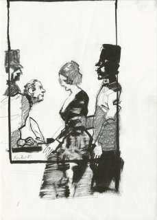 Pinter, Ferenc - Preliminary drawing for the cover of "Italiane, il lato segreto del Risorgimento" (1994) | Catawiki