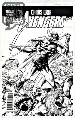 Tom Grummett | Chaos War: Dead Avengers 2 Cover | Panel Page Art