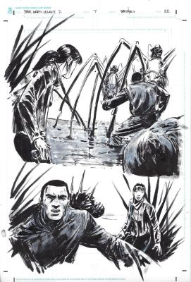 Brian Thies | Star Wars Legacy Issue 07 Page 22 | Splash Page