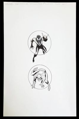 Lee Garbett | Spectacular Spider-Men #3 – Cover Box Art – Original Art | Lee Garbett