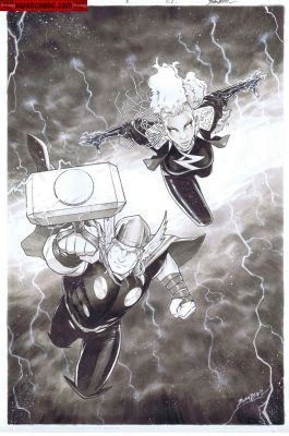 Michele Bandini | Covers / Pinups Issue Storm # 8 Page Cover | Kwan Chang