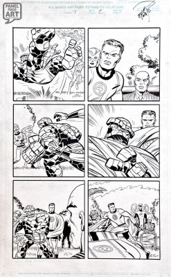 Erik Larsen Bruce Timm | Fantastic Four - Wgcm 4 Page 2 | Panel Page Art