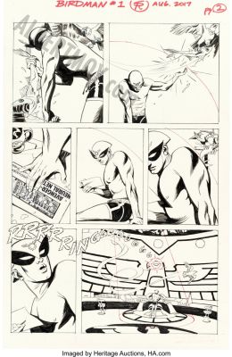 Steve Rude | Future Quest Presents: Birdman Issue 5 Page 2 | Albert Moy